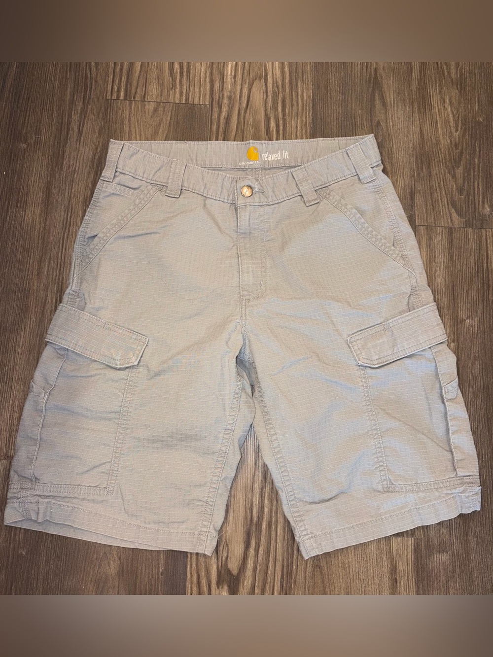 Carhartt Relaxed Fit Cargo Shorts Gray Size 32